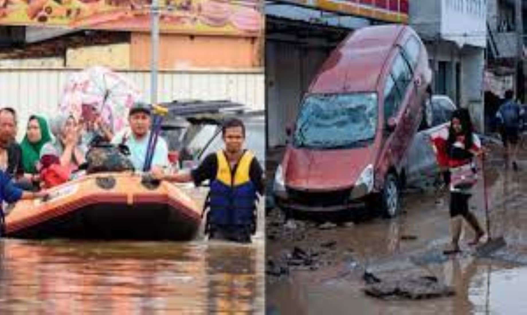 Thousands Of People Affected By Floods In Indonesia’s Surakarta