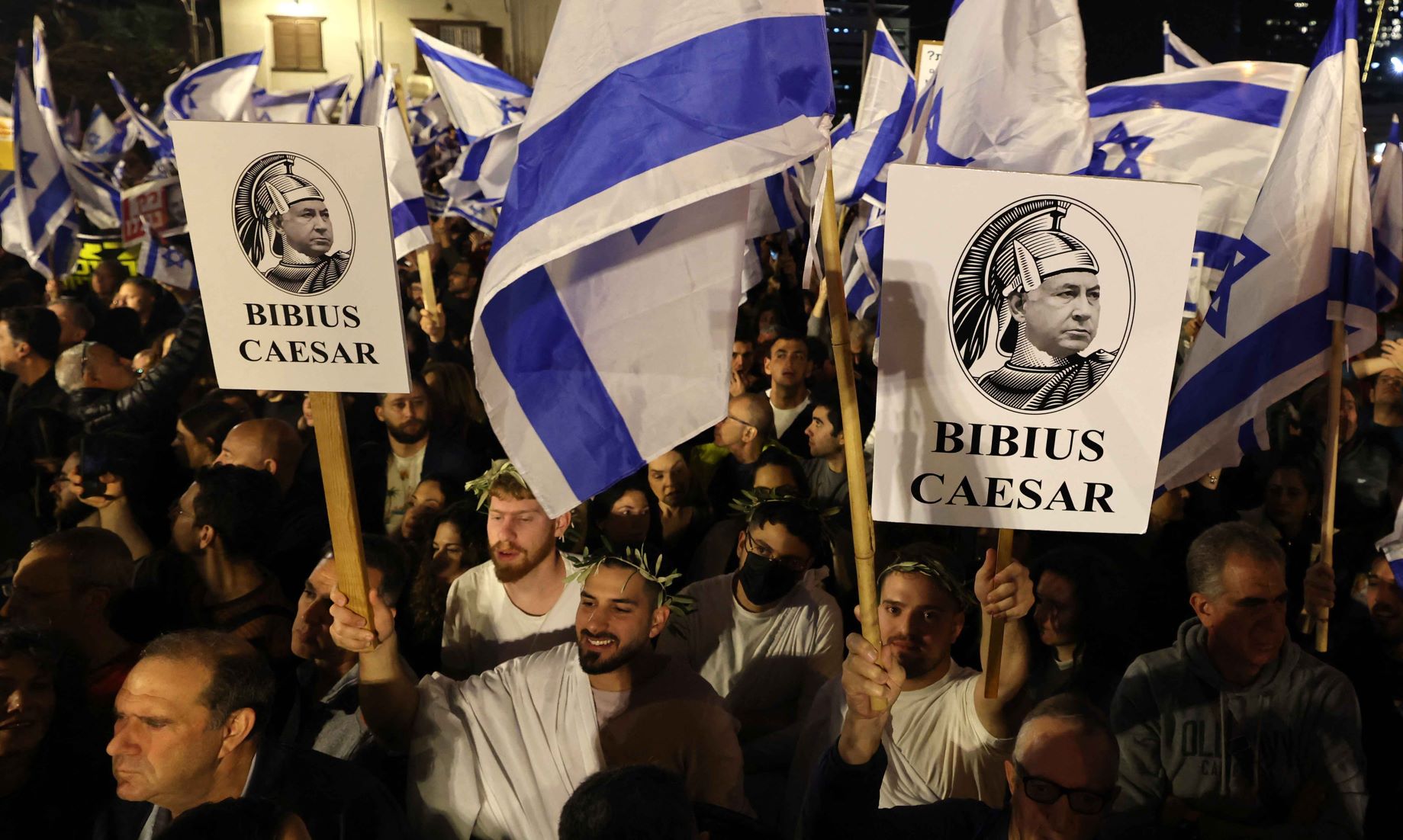 Tens Of Thousands Of Israelis Protest Against Gov’t Judicial Reform Plan