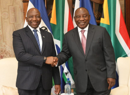 South Africa’s Pres Ramaphosa encouraged by progress made in Lesotho