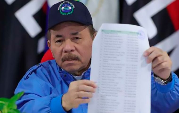 Nicaragua releases over 200 political prisoners, sends them to the US