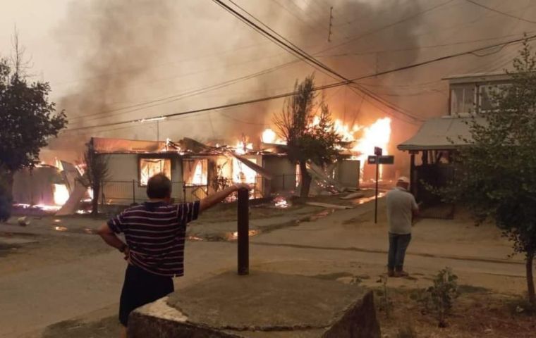 Chile wildfires: Evacuations ordered in 14 communes as fires run amok