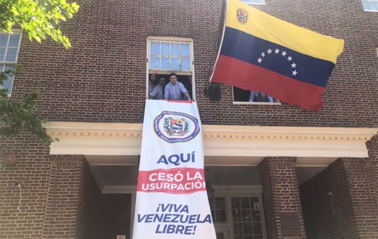 US Gov’t seizes Venezuelan Embassy in Washington DC