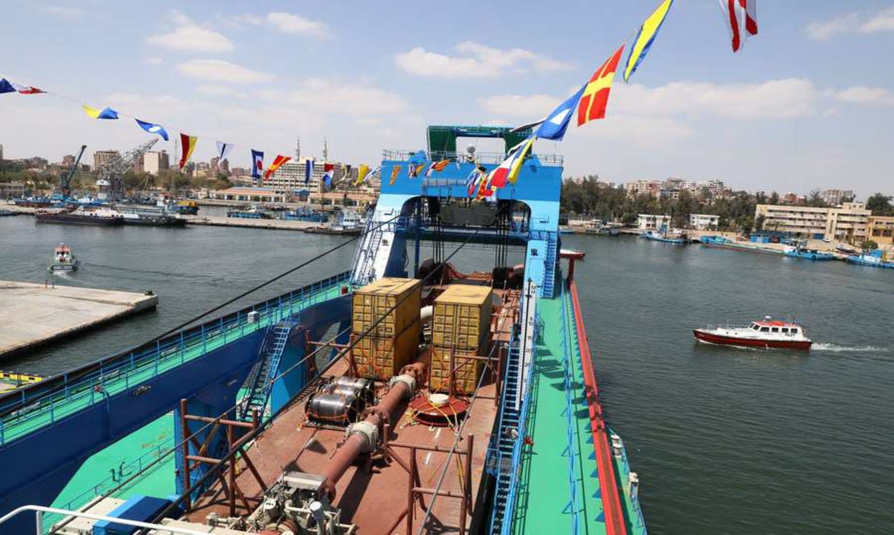 Cargo Ship Refloated After Running Aground In Suez Canal