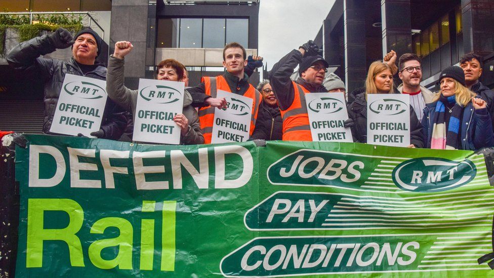 UK strikes: Striking rail workers accept pay deal