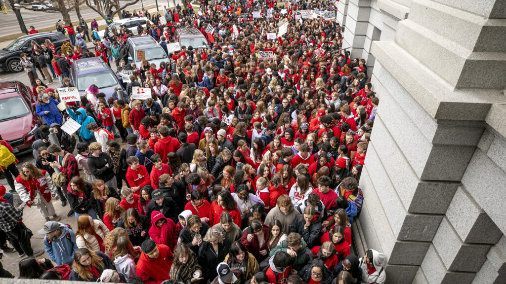 US gun violence: Over 1,000 students protest at Colorado Capitol against gun violence