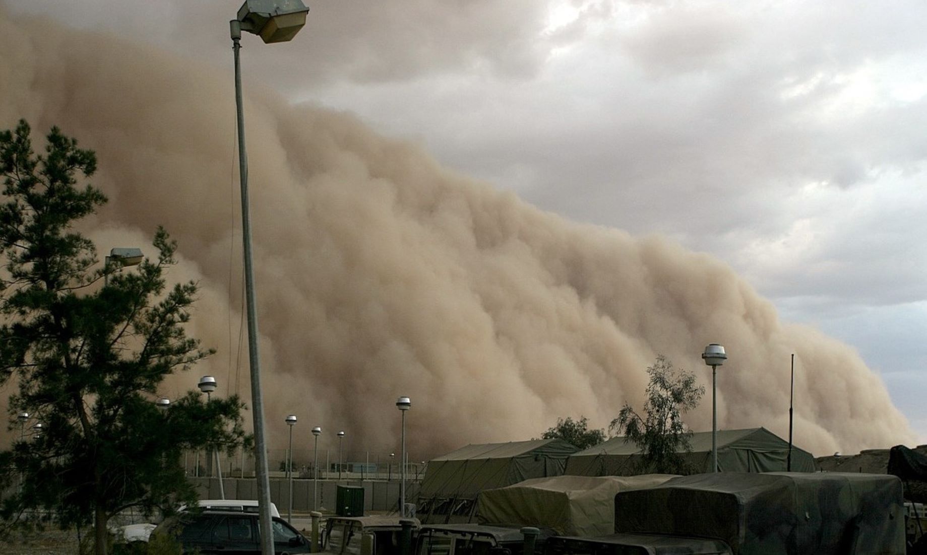 Dust Storm Hit Southern Mongolia