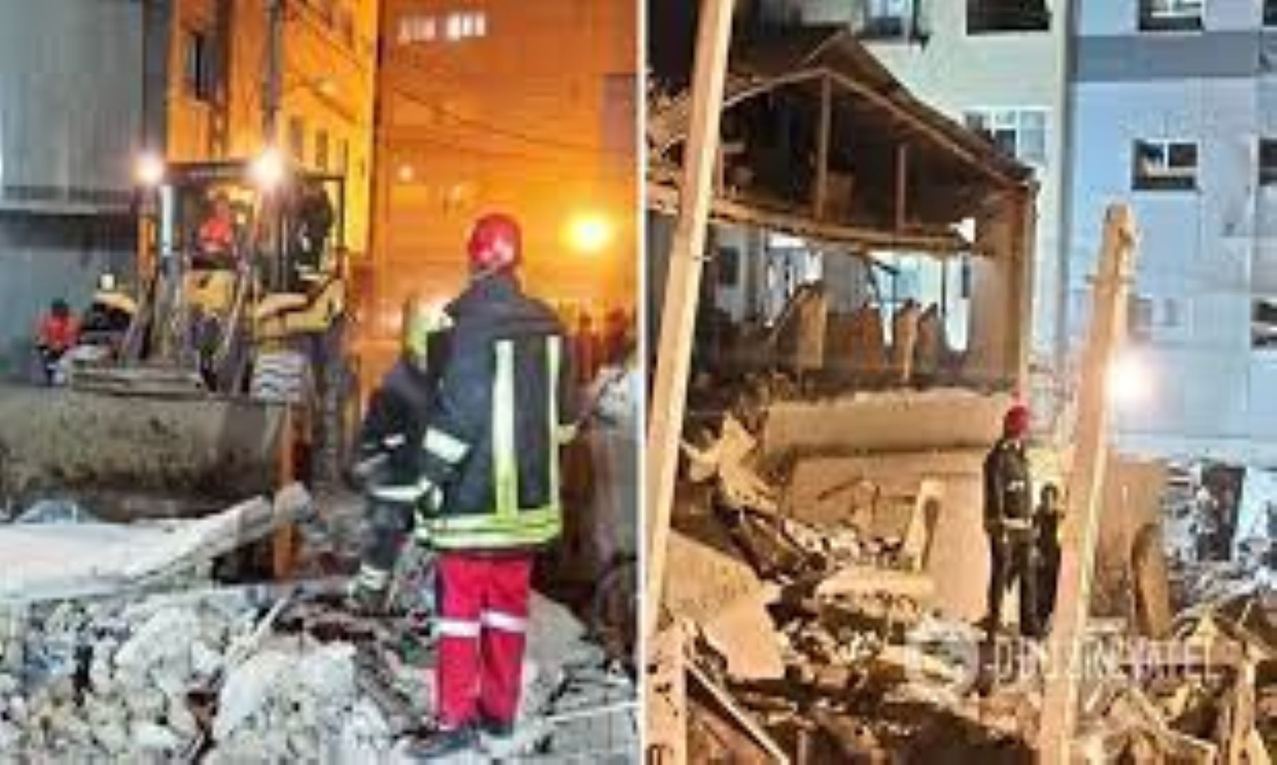 At Least Seven Killed As Explosion Levelled Three Residential Buildings In Iran