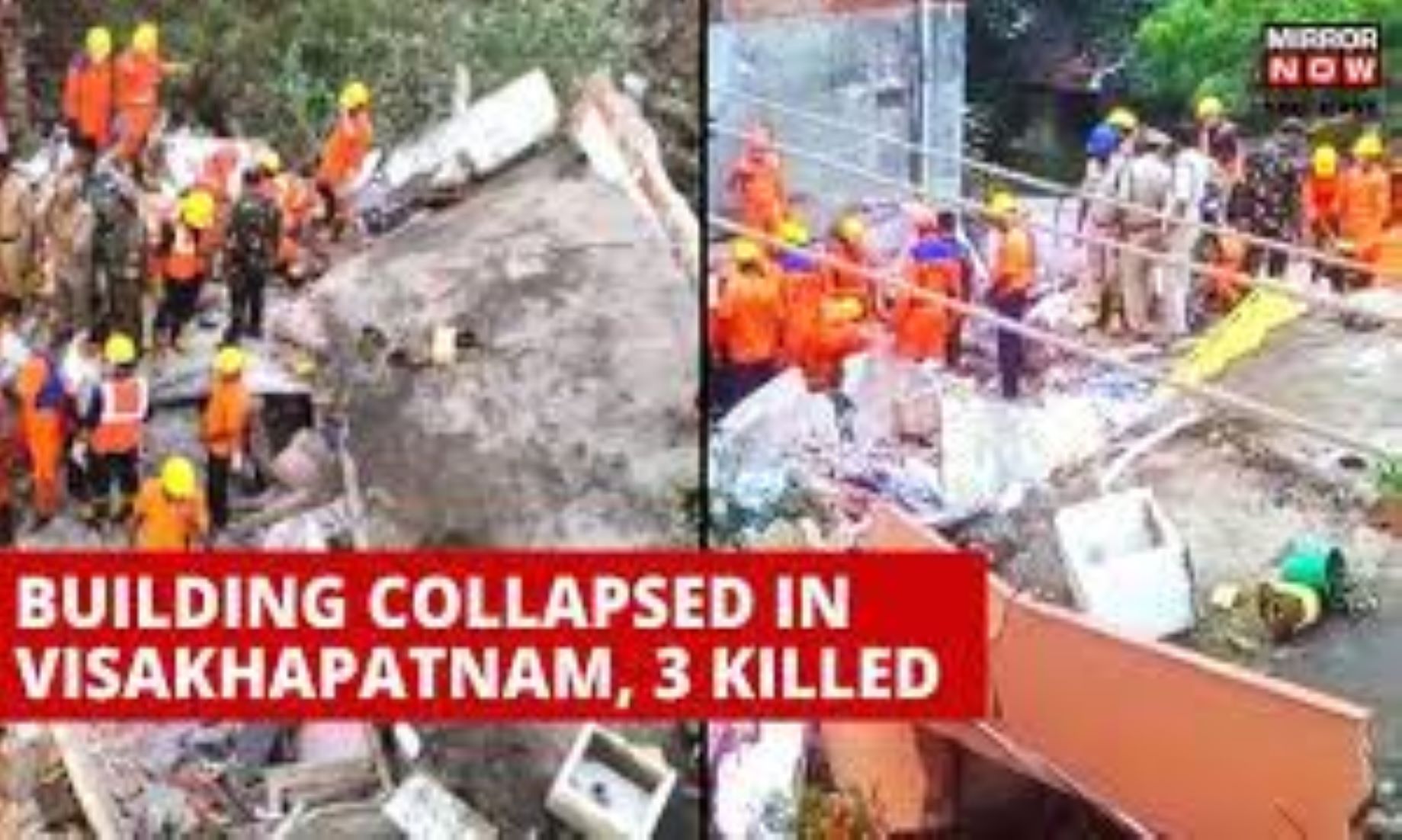 Three Killed, Six Injured As Building Collapsed In Andhra Pradesh