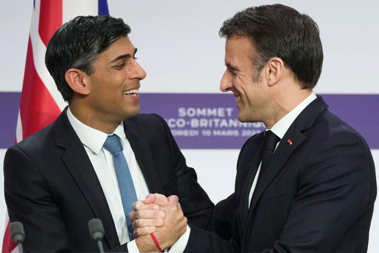 Prime Minister Sunak, President Macron agree UK-France migrant deal in reset summit