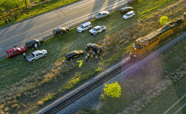 US: Two dead after 15 migrants found trapped in train in Texas