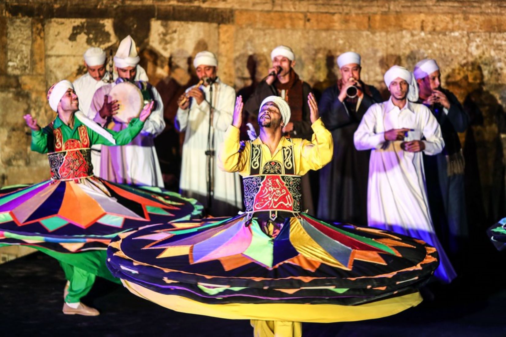 Tanoura Folk Dance Show Amazed Audience In Historic Cairo