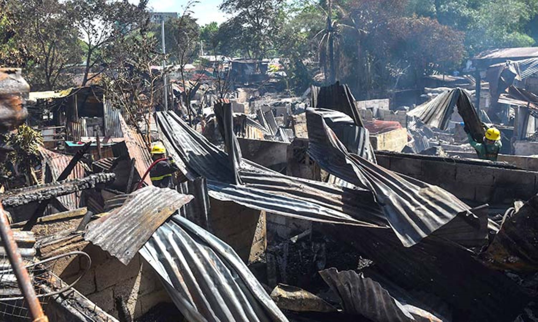 Philippine Residential Fire Killed Seven, More Than 60 Families Homeless