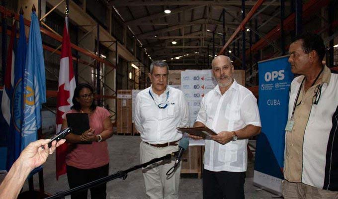 Cuba to receive Canada and Paraguay´s medical supply donations