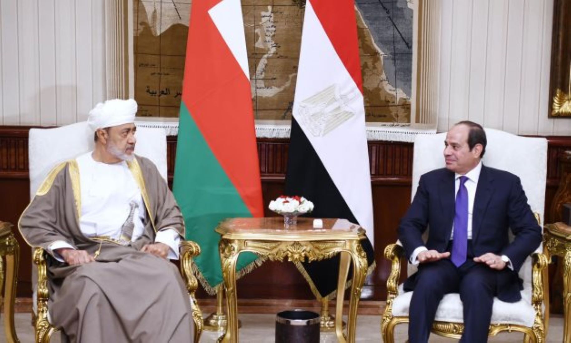 Egyptian President, Omani Sultan Met On Bilateral, Regional Issues