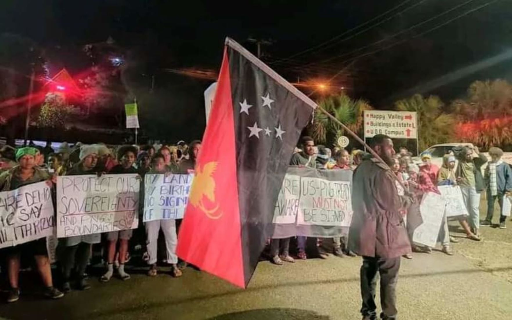 Protests Against Defence Pact With U.S. Erupted Across Papua New Guinea