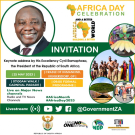 South Africa: President Ramaphosa to lead Africa Day celebrations