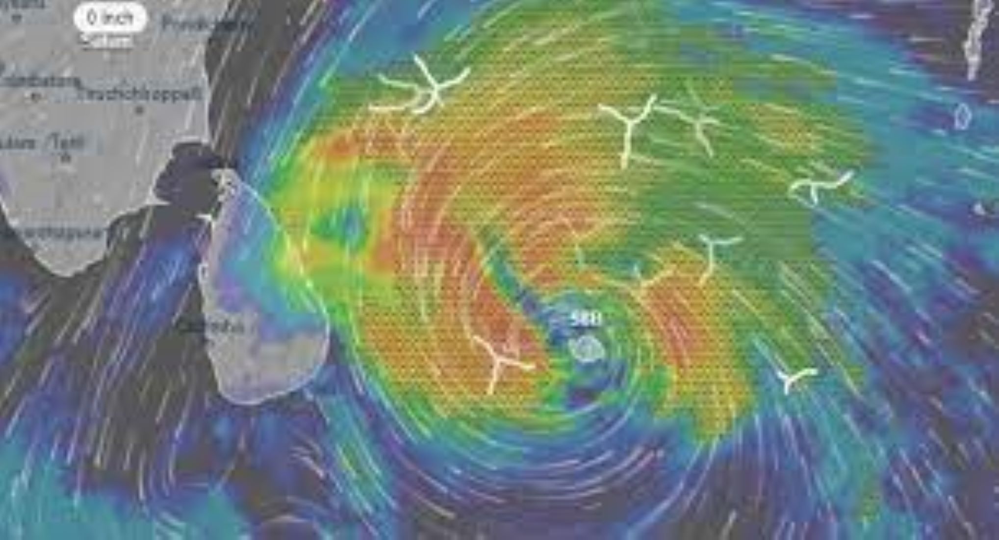 Cyclonic Storm Forecasted In Sri Lanka