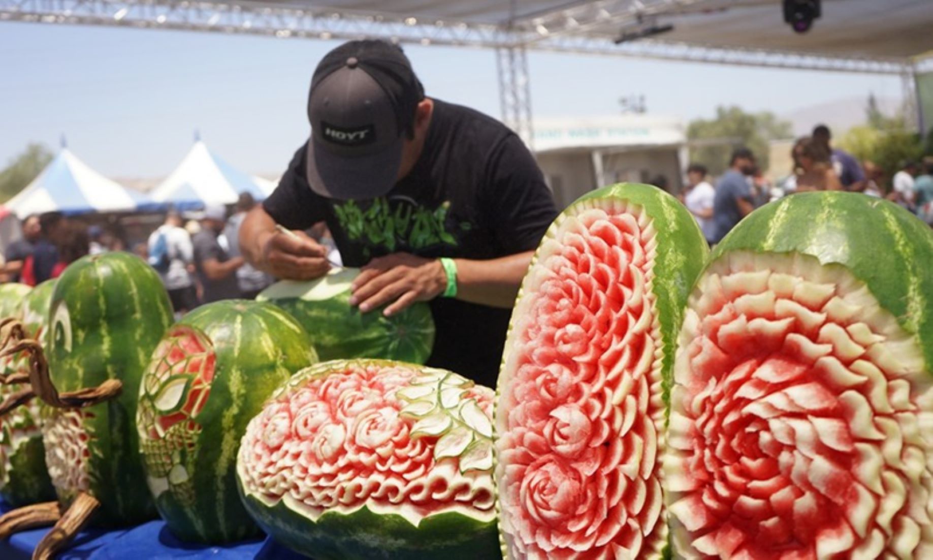 Watermelon festival held in Los Angeles