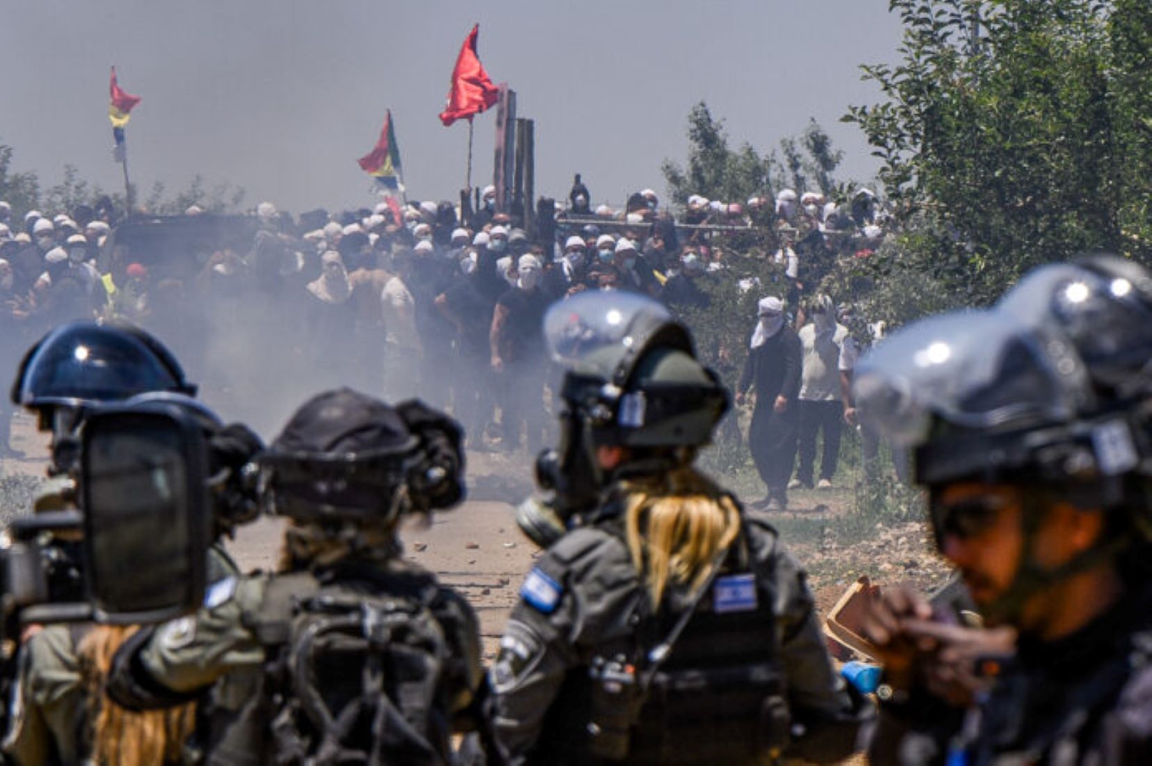 Druze Clash With Israeli Police In Golan Heights Over Wind Farm Construction