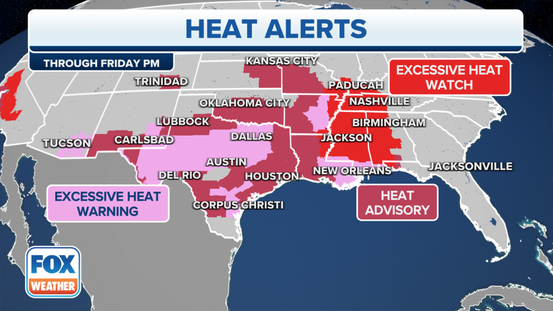 US heatwaves: Dangerous heat wave continues baking Texas, expanding in South