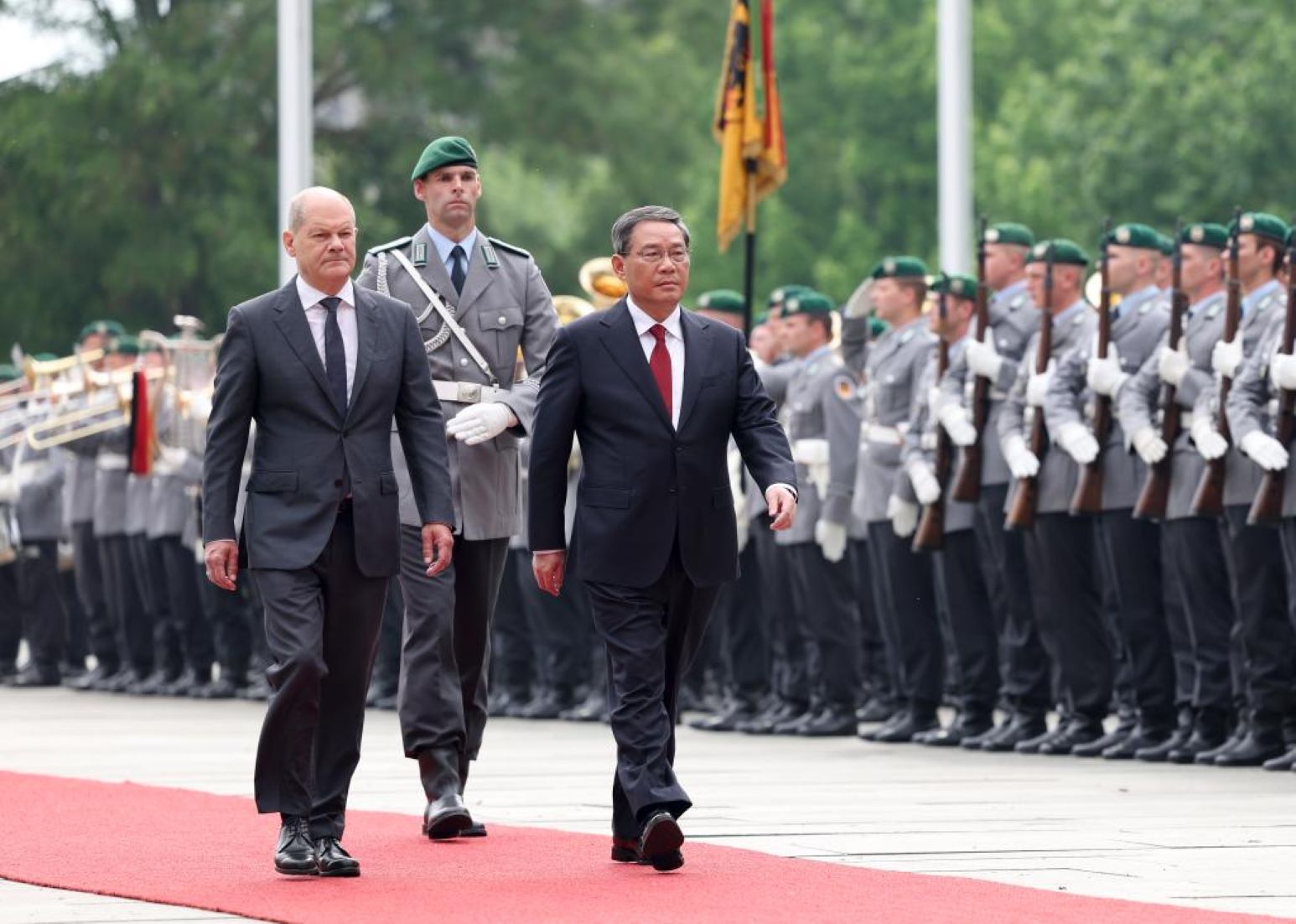 Chinese Premier Called For More Cooperation Between China, Germany