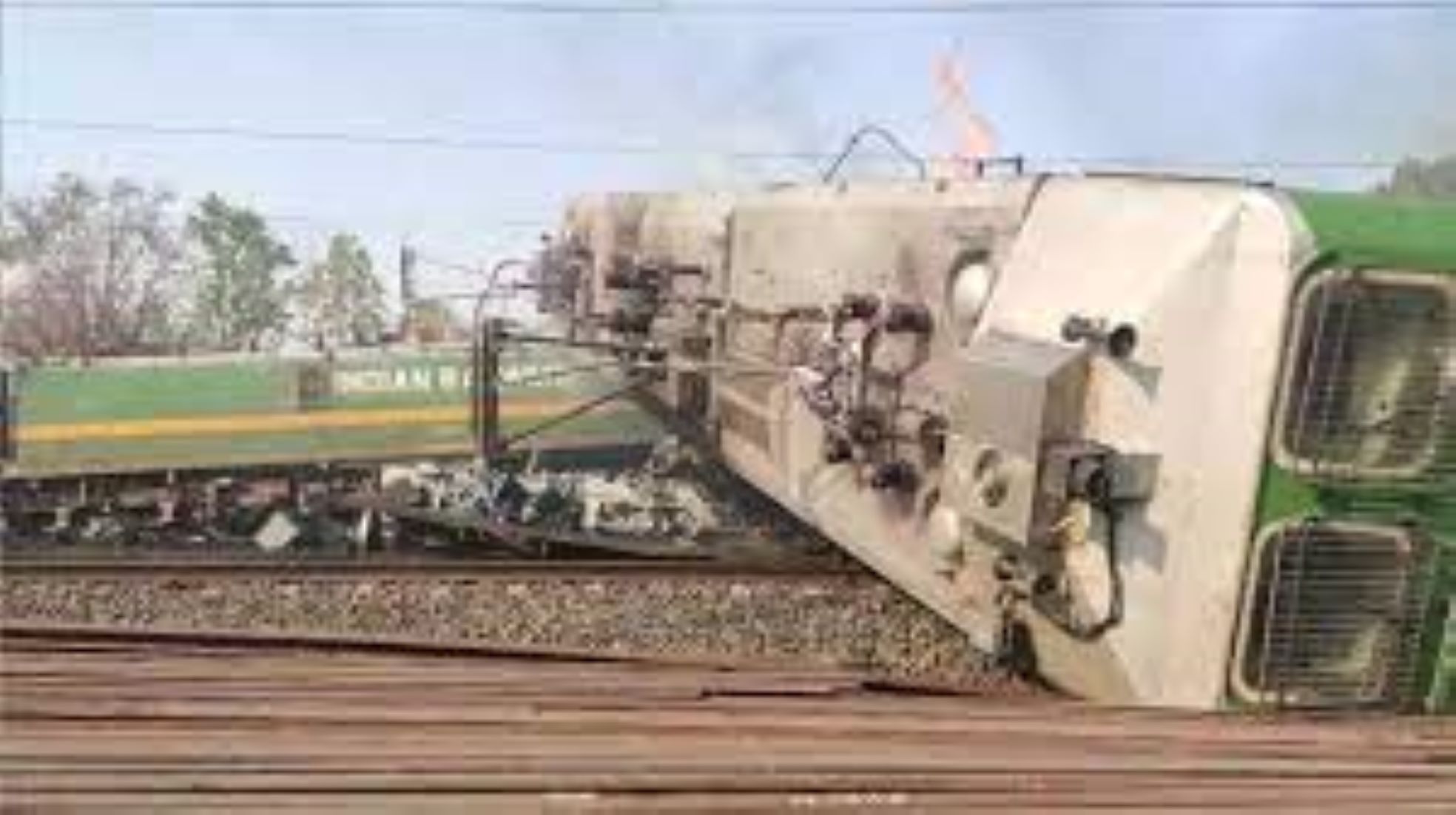 Two Goods Train Collided In Eastern India, One Injured