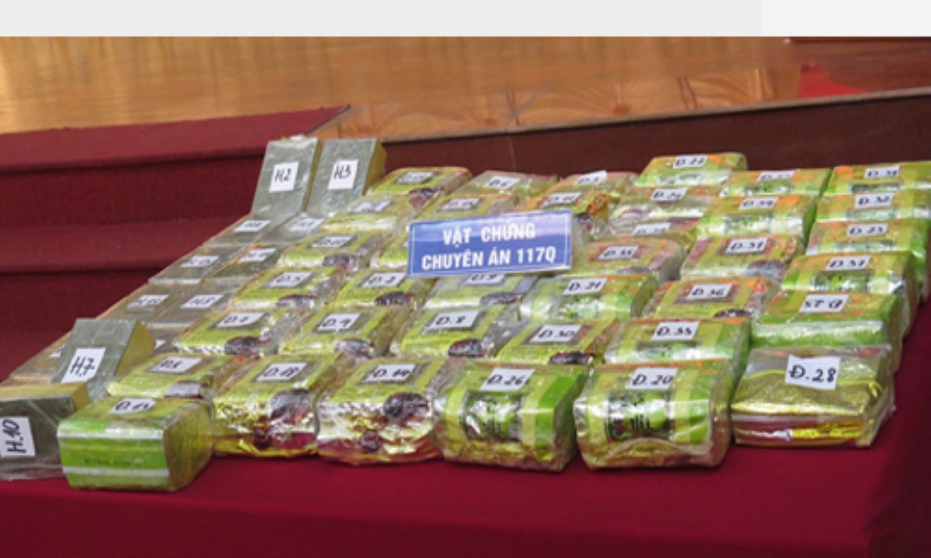 Vietnam Busted Int’l Drug Smuggling Ring, Seized 62 Kg Of Narcotics