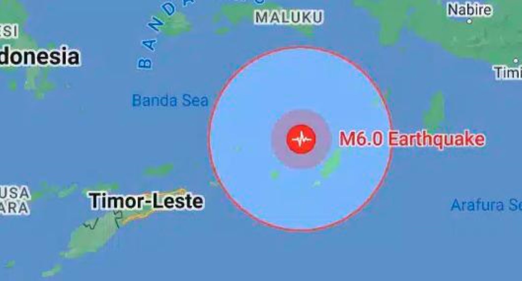 Strong Earthquake Struck Off Eastern Indonesia, No Tsunami Alert Issued