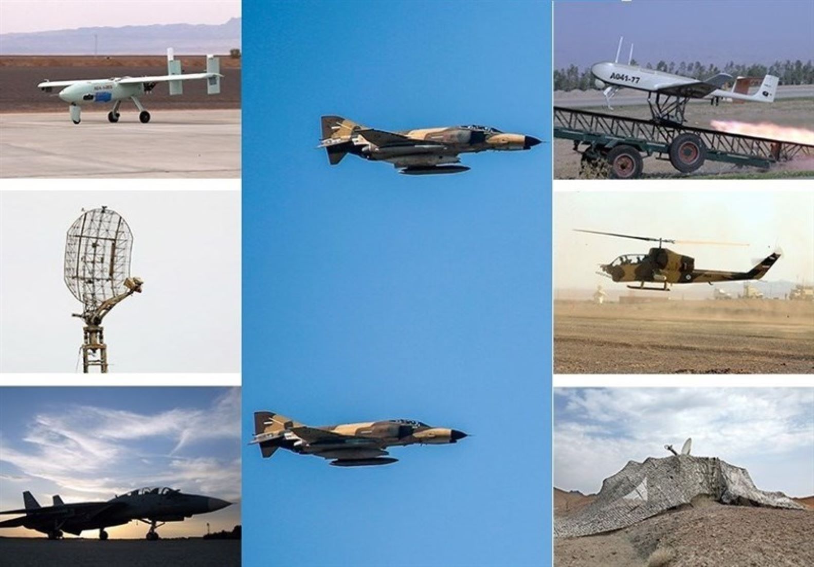 Iran Kicked Off Large-Scale Air Drill In Central Province