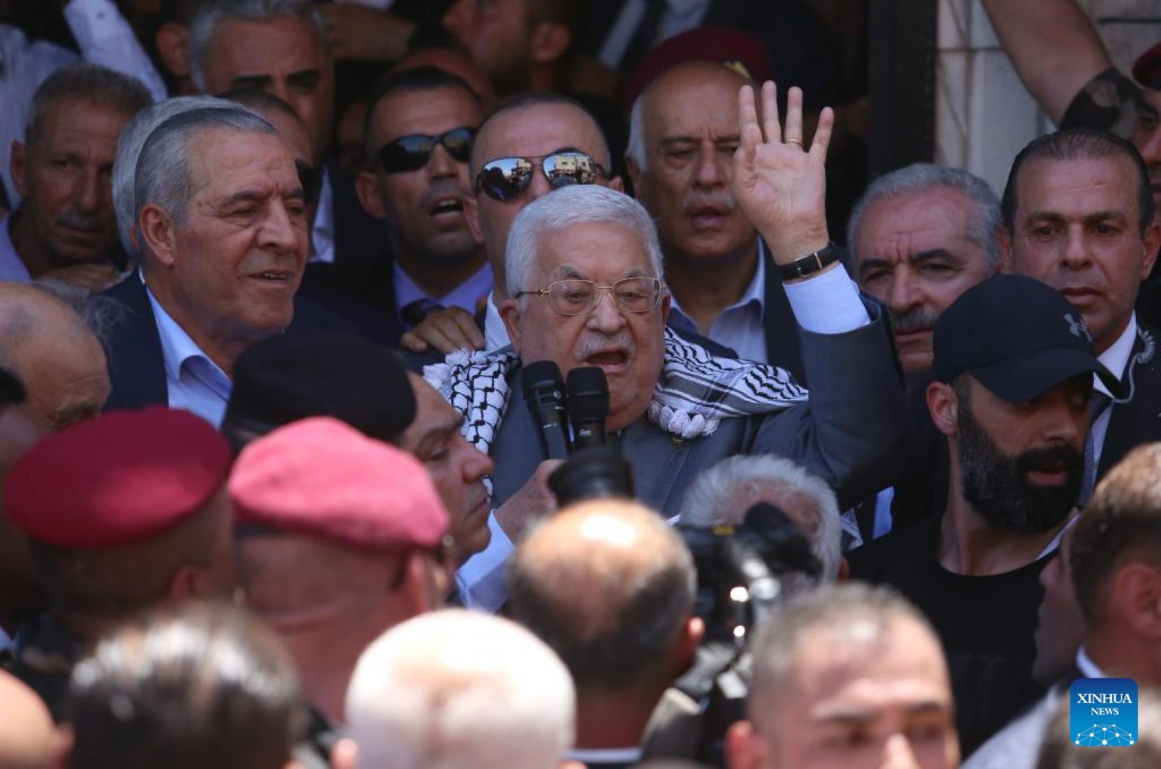 Palestinian President Visited Jenin Camp After Large-Scale Israeli Offensive