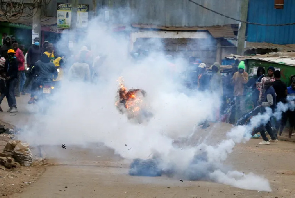 Kenyan police tear-gas protesters in latest row over tax hikes