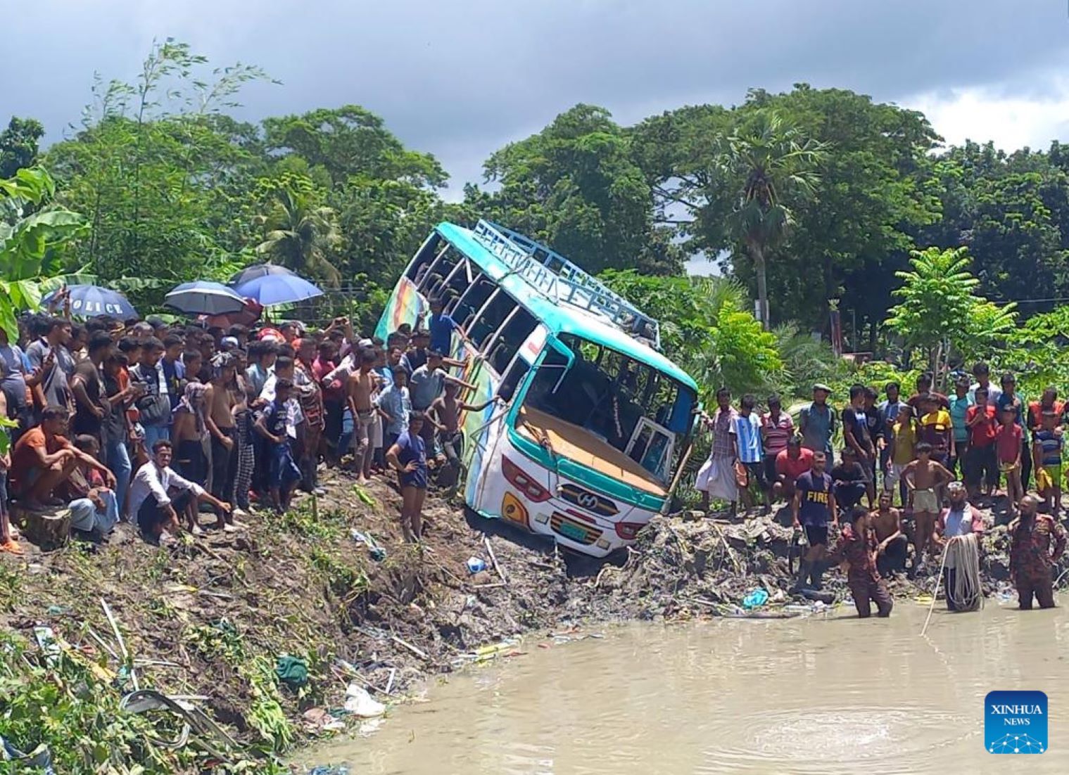 17 Dead, 45 Injured After Bus Veered Off Road In Bangladesh