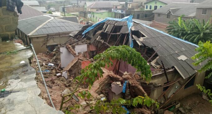 Nigeria: 2 killed in building collapse in Lagos during heavy downpour