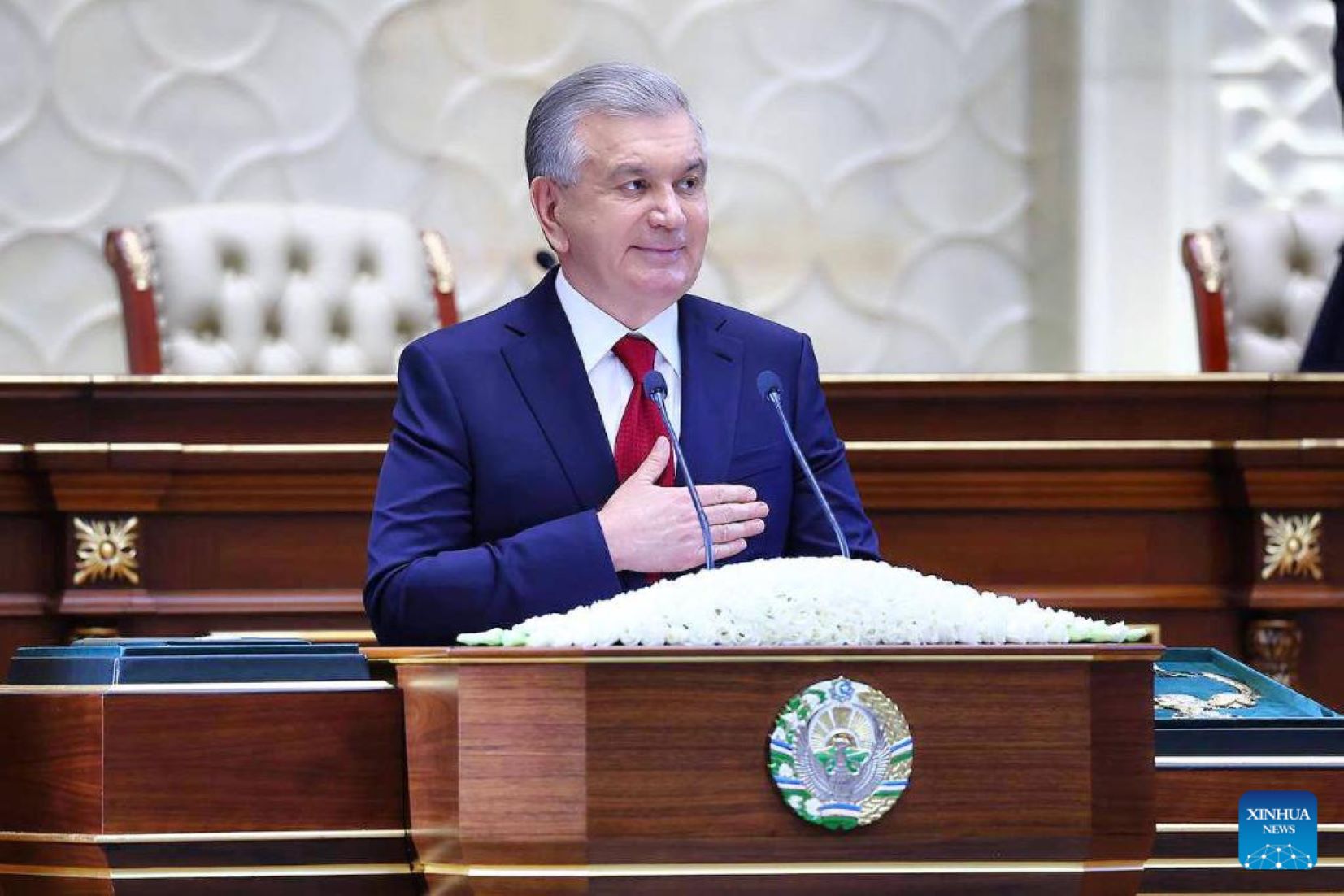 Shavkat Mirziyoyev Sworn In As Uzbek President