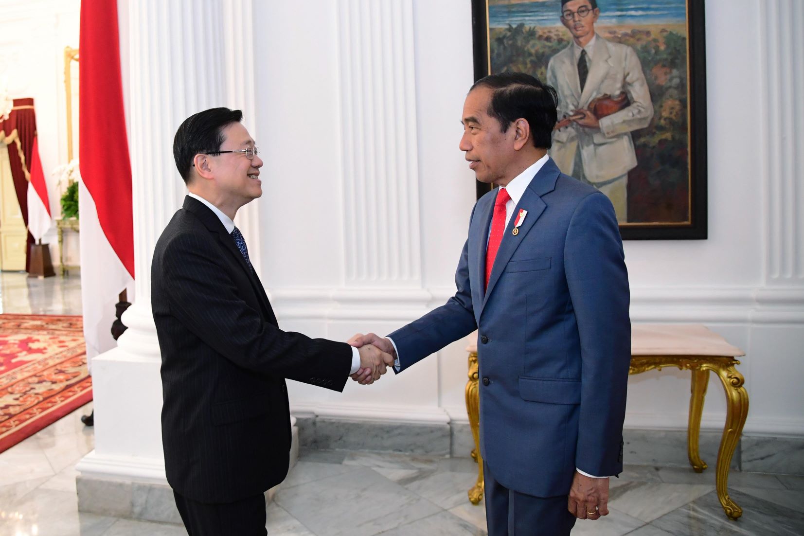 Indonesian President Meets With HKSAR Chief Executive