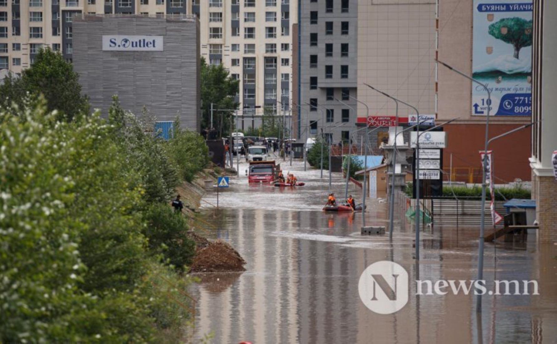 Rain-Triggered Floods Hit Mongolia’s Capital