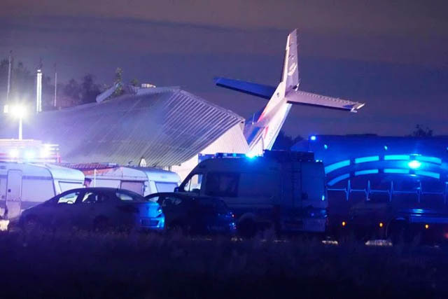 Poland: Cessna plane crashes into hangar sheltering people from storm, killing five, injuring eight