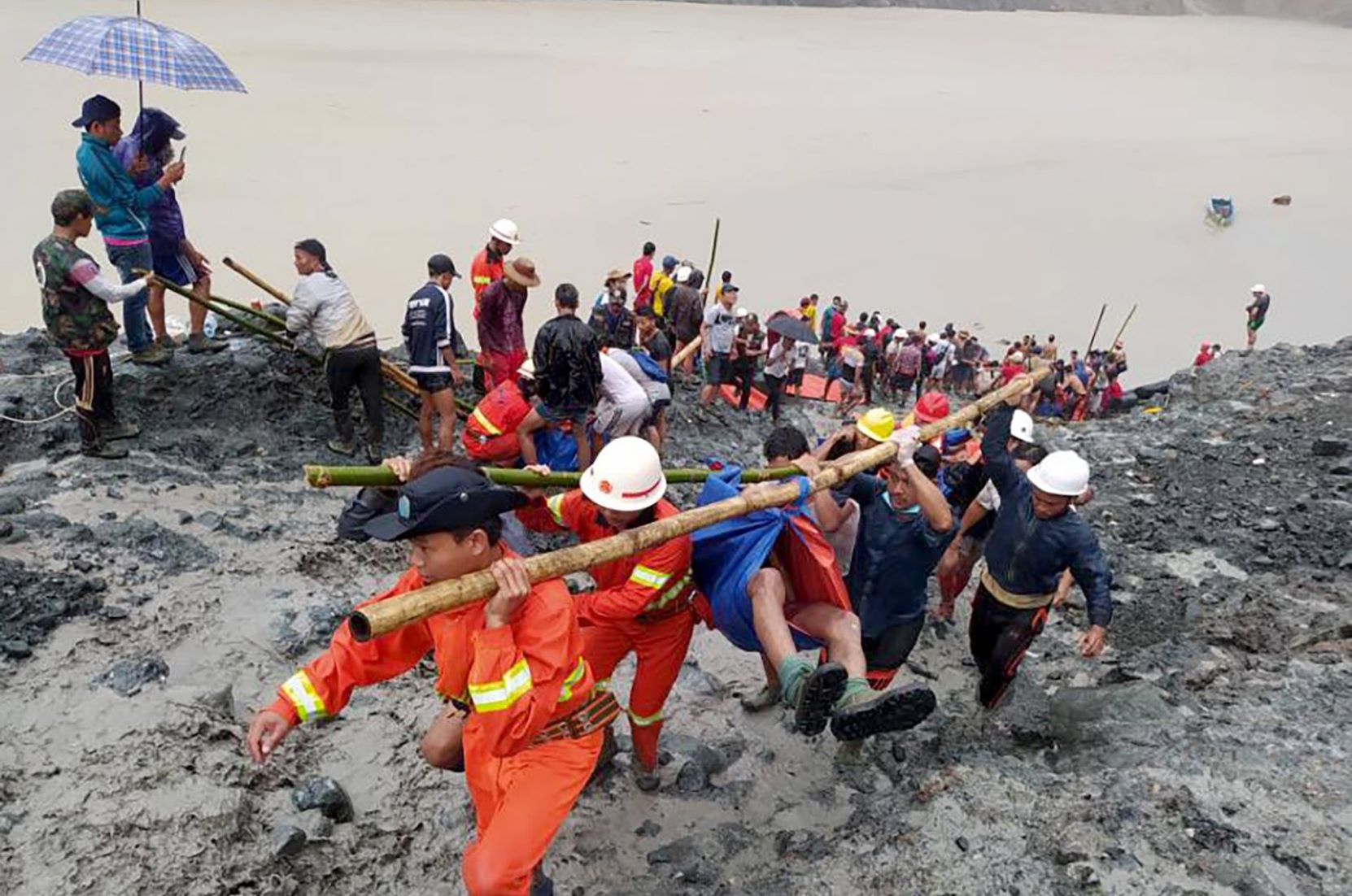 19 Bodies Recovered After Landslide At Jade Mine In Myanmar