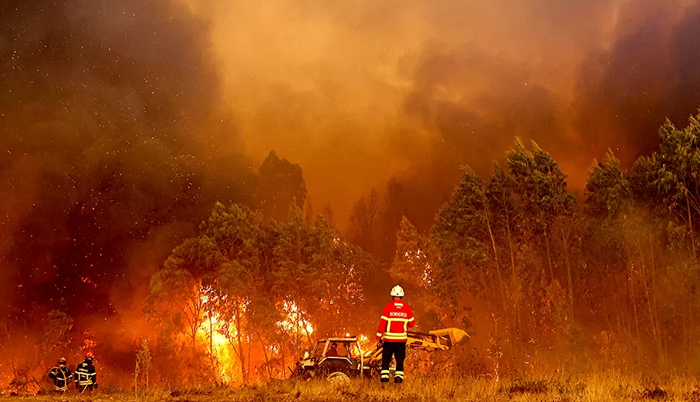 Portugal battles wildfires amid third heatwave of the year