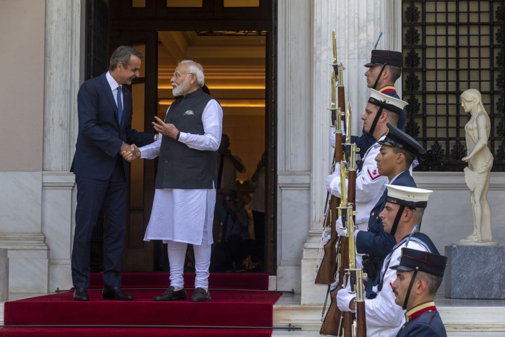 Indian PM Visits Greece