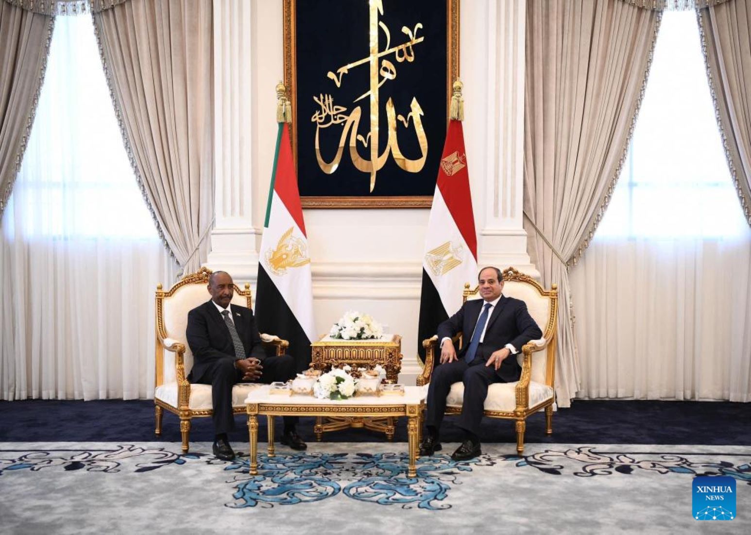 Egyptian, Sudanese Leaders Discuss Ties, Sudanese Crisis