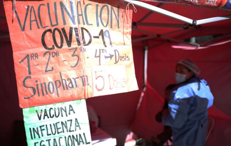 Bolivia announces end of Covid-19 emergency