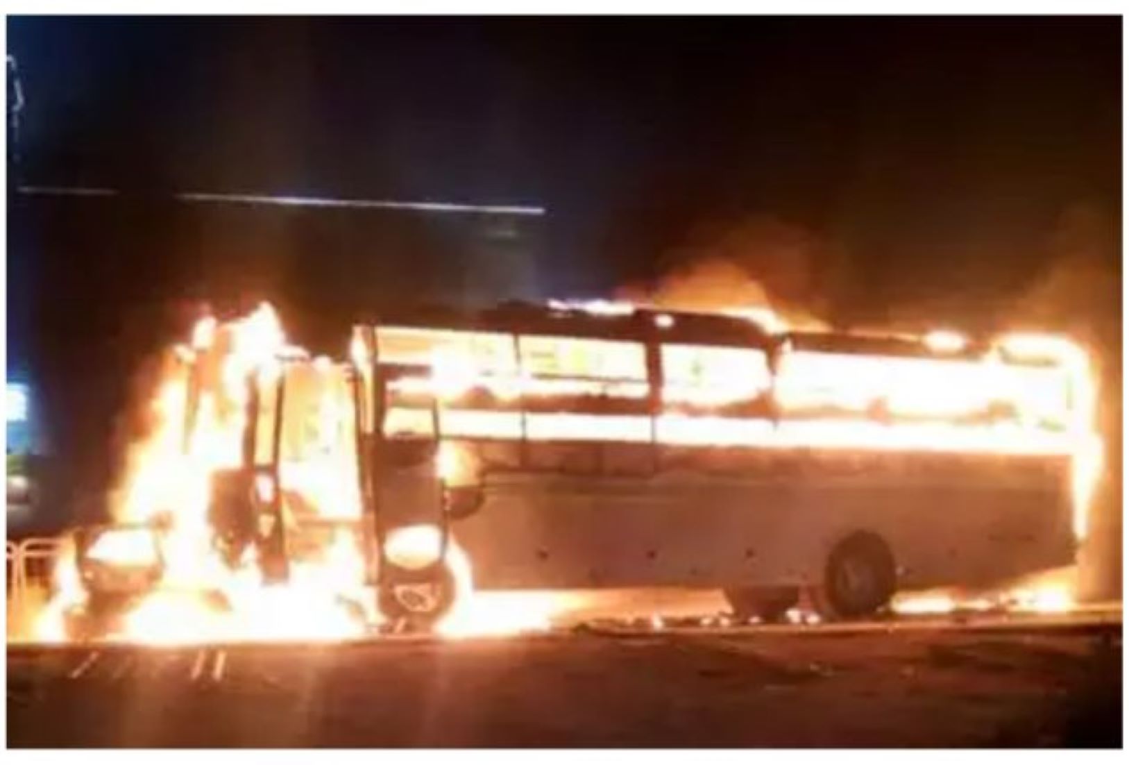 20 Burnt To Death, 15 Injured As Bus Caught Fire In Punjab