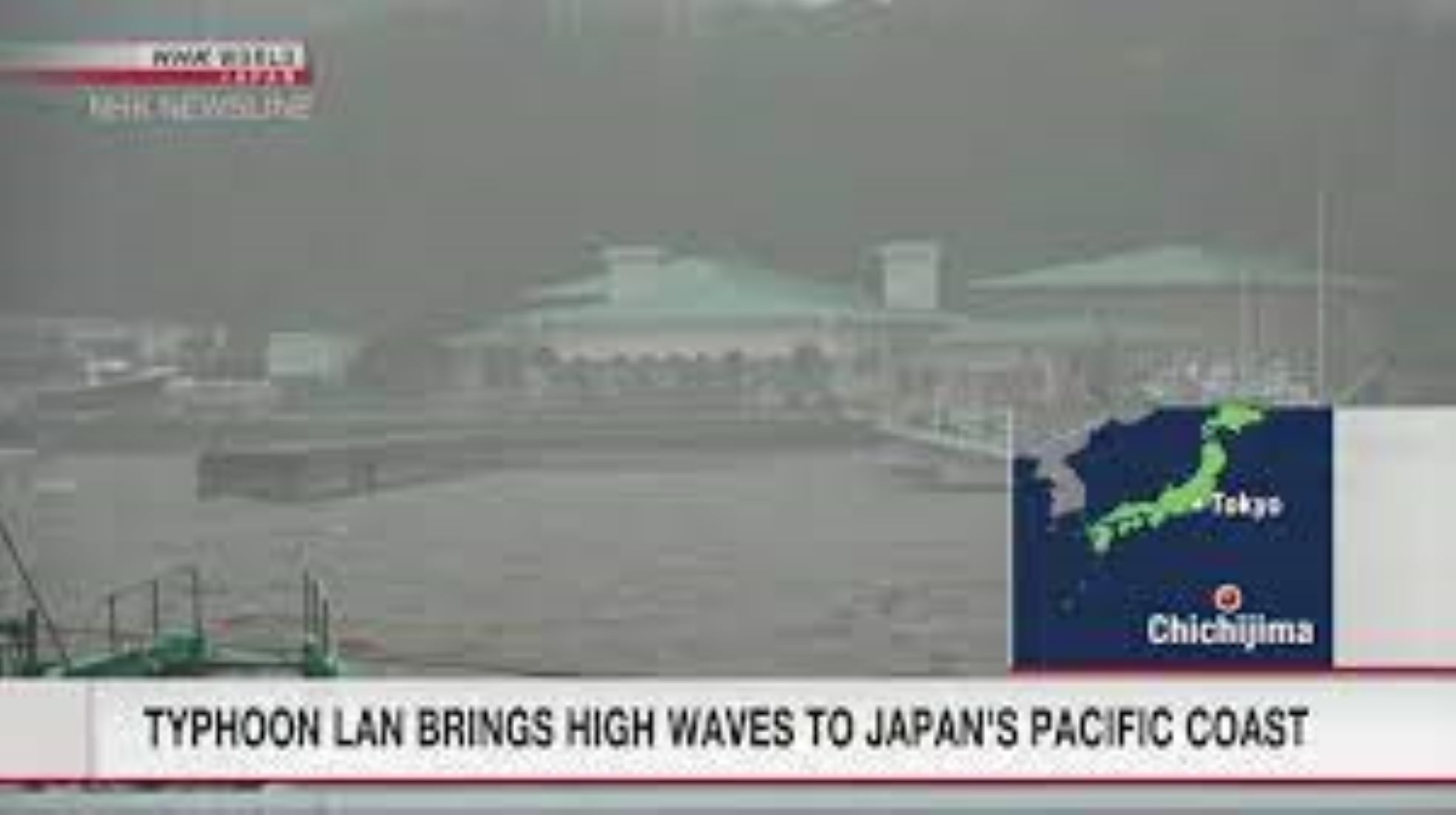 Typhoon Lan Moves North Near Japan’s Ogasawara Islands