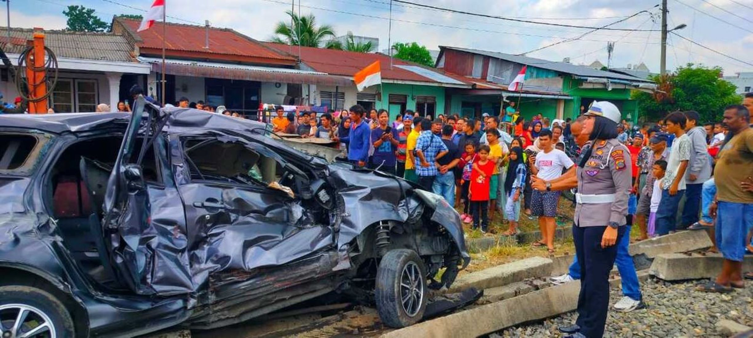 Two Killed In Train-Car Collision In North Sumatra