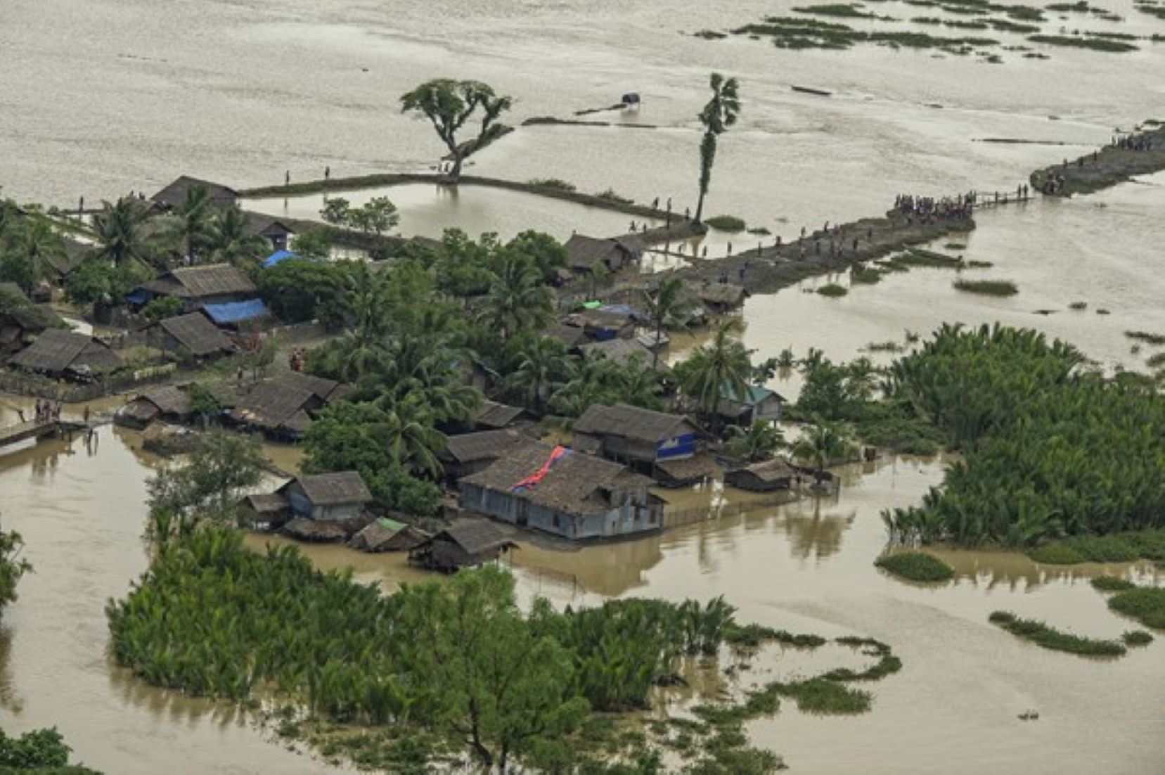 Over 45,000 Displaced As Floods, Landslides Hit Myanmar