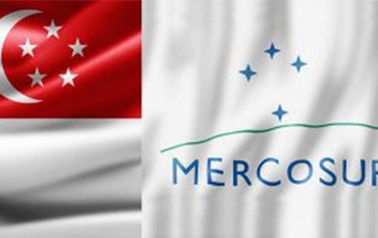 Singapore interested in sealing trade accord with Mercosur and in the Port of Santos concession