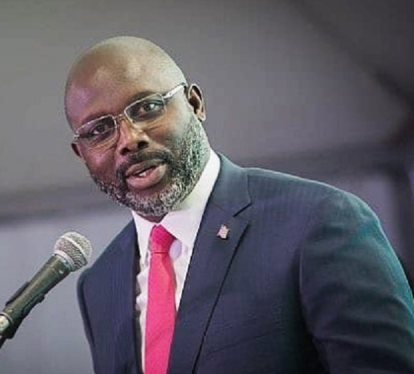 Liberia President George Weah launches campaign for second term