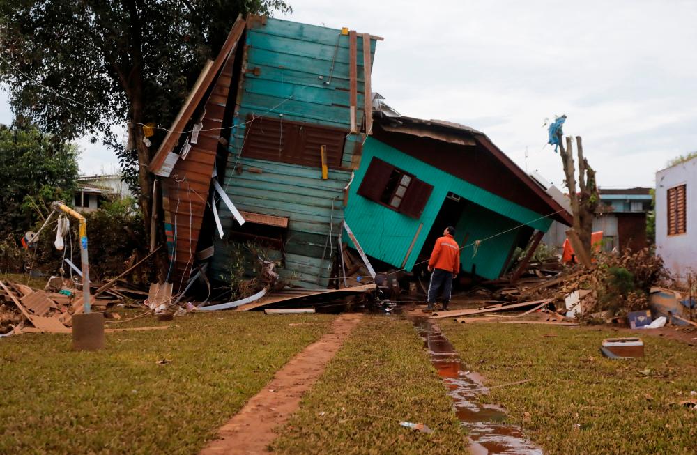 Death toll in southern Brazil from devastating cyclone climbs to 40