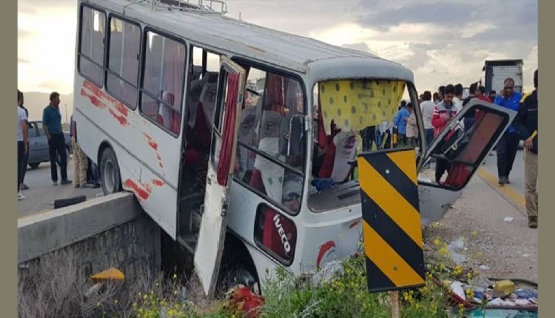 Bus Veered Off Course After Explosion, Killing Infant, Injuring Nine In Iran